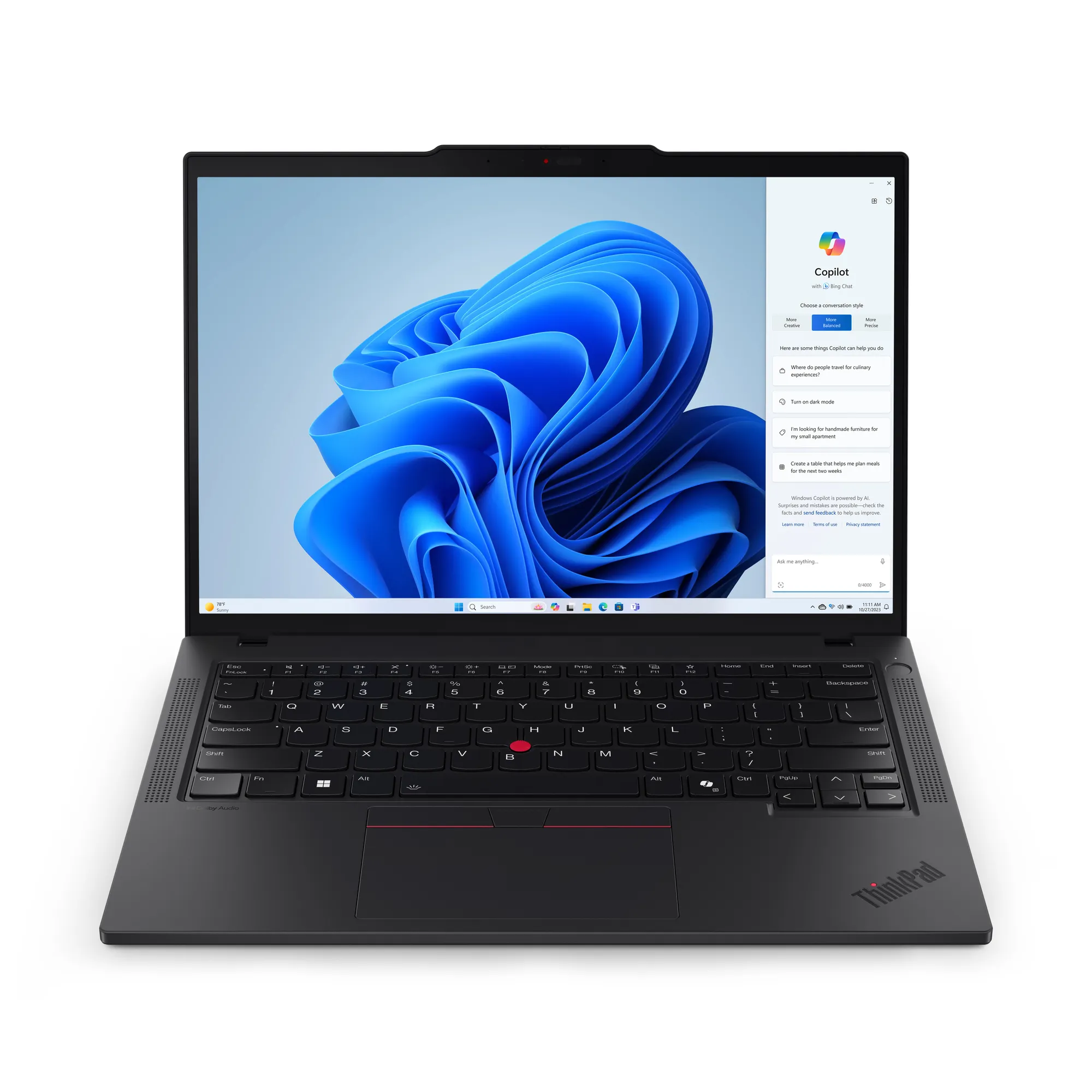 Lenovo ThinkPad T14 AMD Ryzen™ 5 PRO 8540U Notebook 35,6 cm (14") WUXGA 16 GB DDR5-SDRAM 512 GB SSD Wi-Fi 6E (802.11ax) Windows 11 Pro Nero