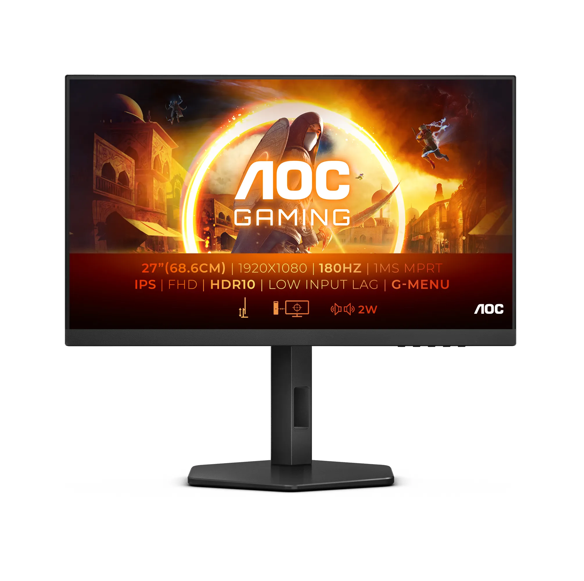 AOC G4 27G4X Monitor PC 68,6 cm (27") 1920 x 1080 Pixel Full HD LED Nero