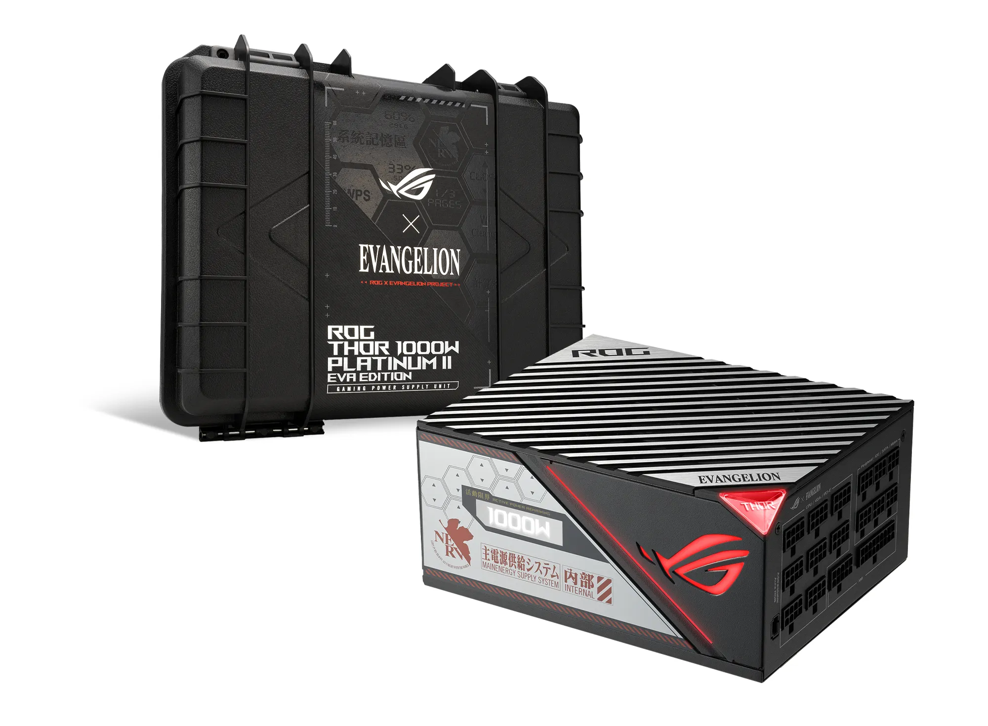 ASUS ROG THOR 1000W Platinum II EVA Edition alimentatore per computer 20+4 pin ATX Nero