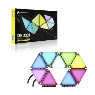 Corsair iCUE LC100 Universale Kit di illuminazione per case del computer