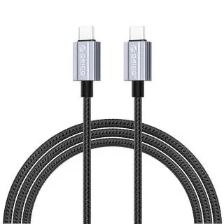 Orico GQA100 Cavo USB Type-C/Type-C 5A 1.5m 100W Nero/Grigio