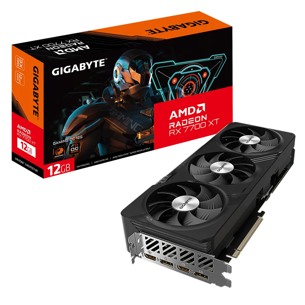 GIGABYTE GAMING Radeon RX 7700 XT OC 12G AMD 12 GB GDDR6