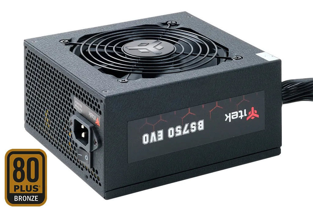 itek BS750 alimentatore per computer 750 W 24-pin ATX Nero