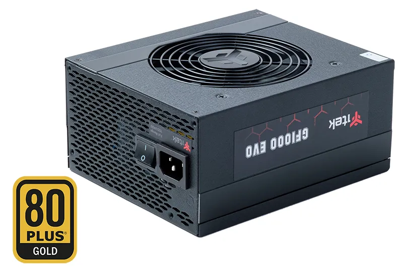 itek Alimentatore GF1000 EVO alimentatore per computer 1000 W 24-pin ATX Nero