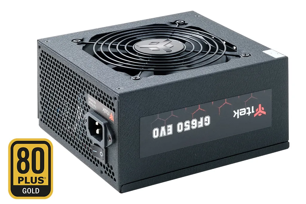 itek GF650 alimentatore per computer 650 W 24-pin ATX Nero