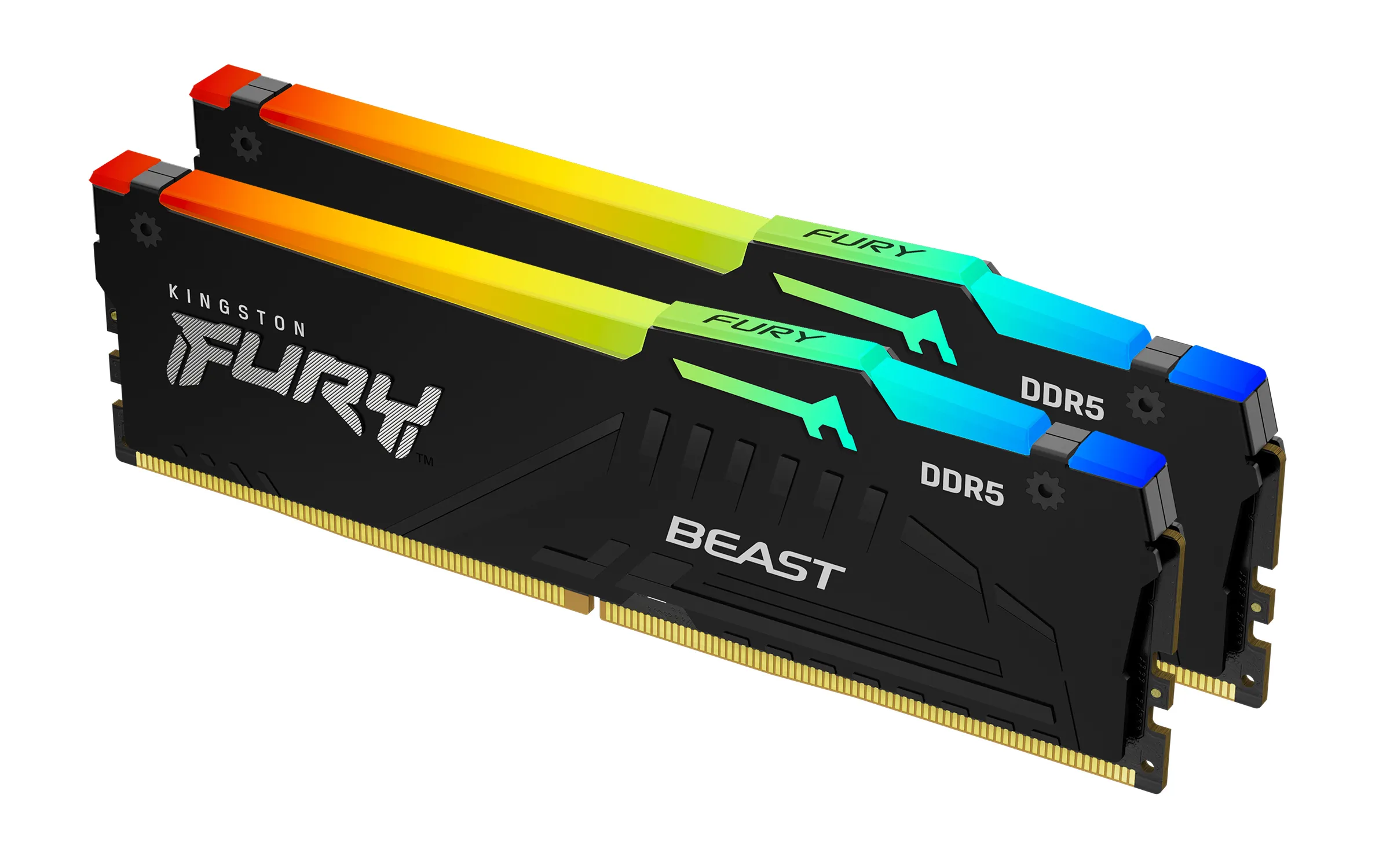 Kingston Technology FURY Beast 32 GB 5600 MT/s DDR5 CL40 DIMM (Kit da 2 moduli) RGB