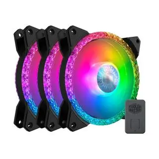 Cooler Master MasterFan MF120 Prismatic 3 IN 1 Case per computer Ventilatore 12 cm Nero 3 pz