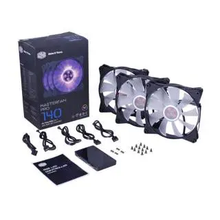 Cooler Master MasterFan Pro 140 Air Flow RGB Processore Ventilatore Nero, Trasparente