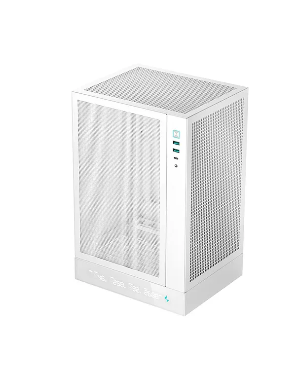 DeepCool R-CH170-WHNPI0D-G-1 computer case Tower Bianco