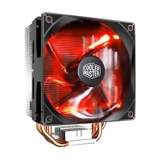 Cooler Master Hyper 212 LED Processore Refrigeratore 12 cm Nero, Metallico, Rosso