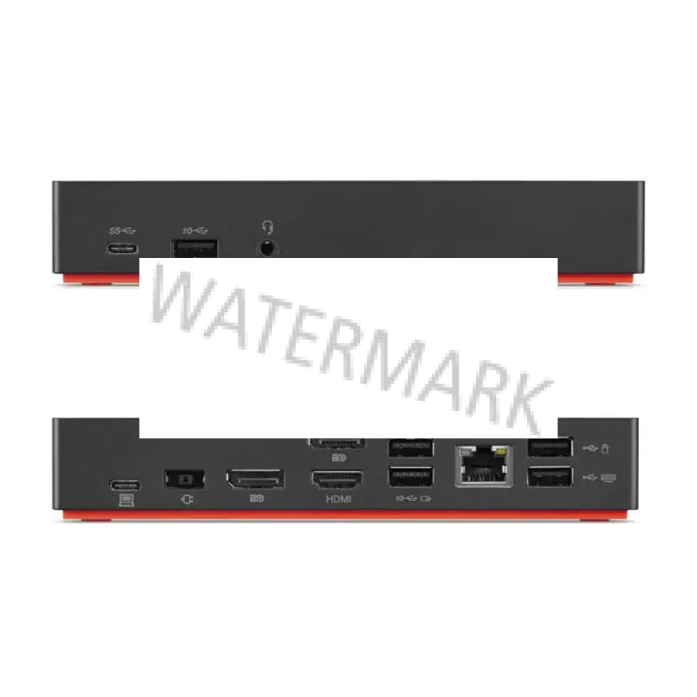 Origin Storage 40AF0135EU replicatore di porte e docking station per laptop USB 3.2 Gen 1 (3.1 Gen 1) Type-A + Type-C Antracite, Rosso