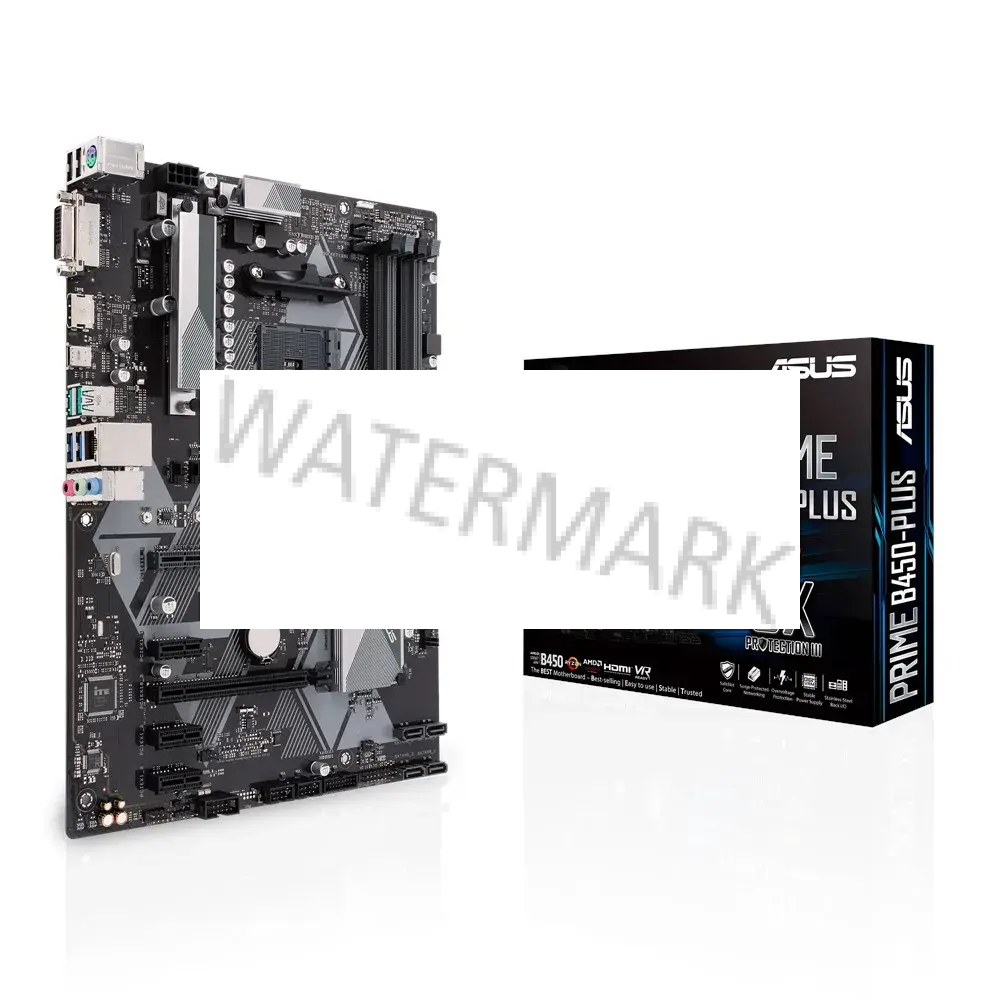 ASUS PRIME B450-PLUS AMD B450 Socket AM4 ATX