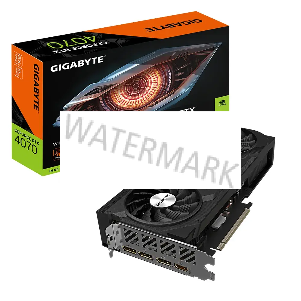 GIGABYTE GV-N4070WF3OC-12GD scheda video NVIDIA GeForce RTX 4070 12 GB GDDR6X