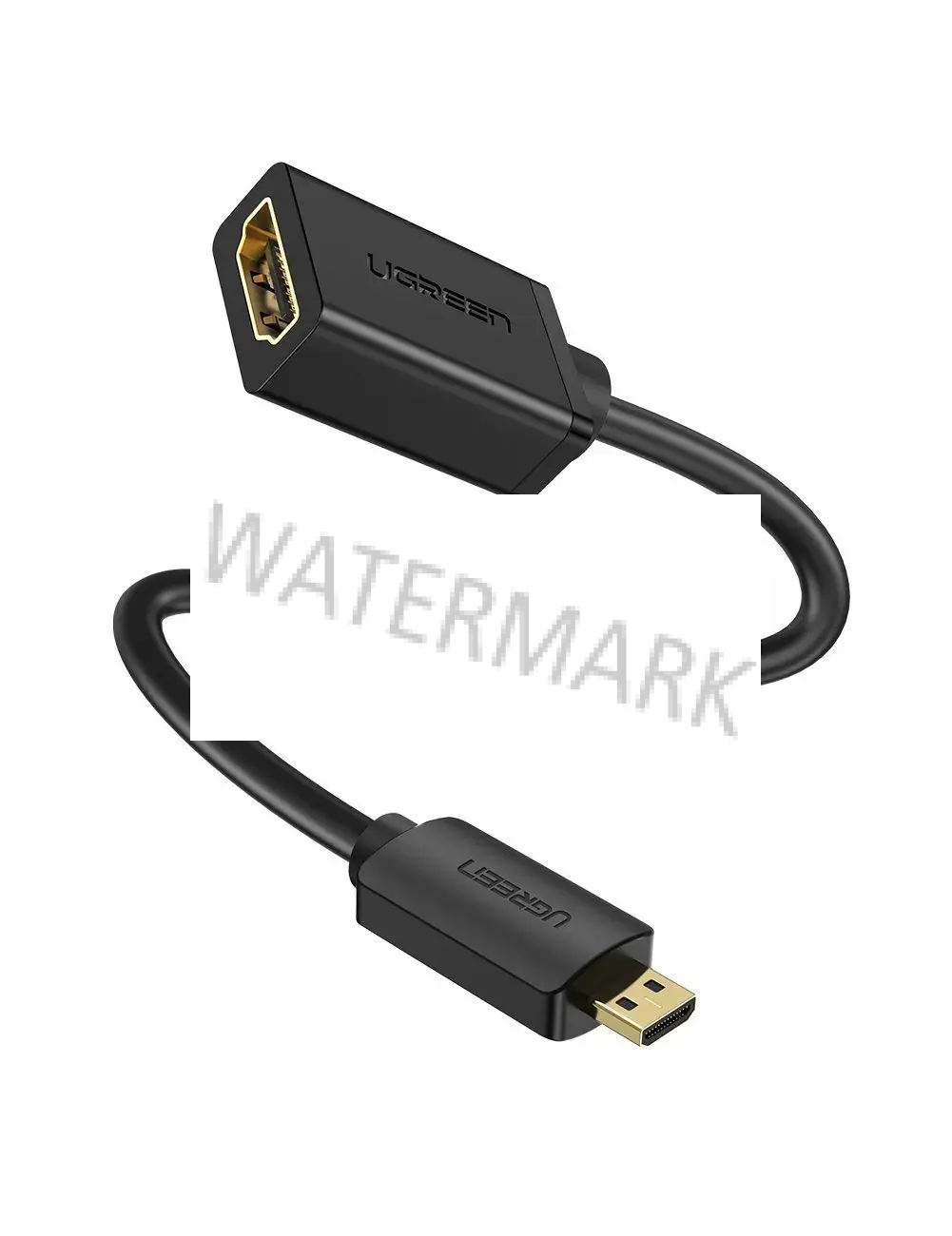 Ugreen 20134 cavo HDMI 0,1 m HDMI tipo D (Micro) HDMI tipo A (Standard) Nero