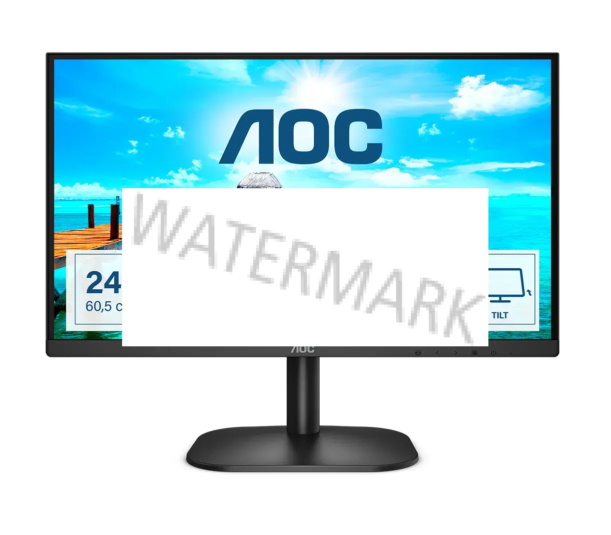 AOC B2 24B2XH/EU LED display 60,5 cm (23.8") 1920 x 1080 Pixel Full HD Nero