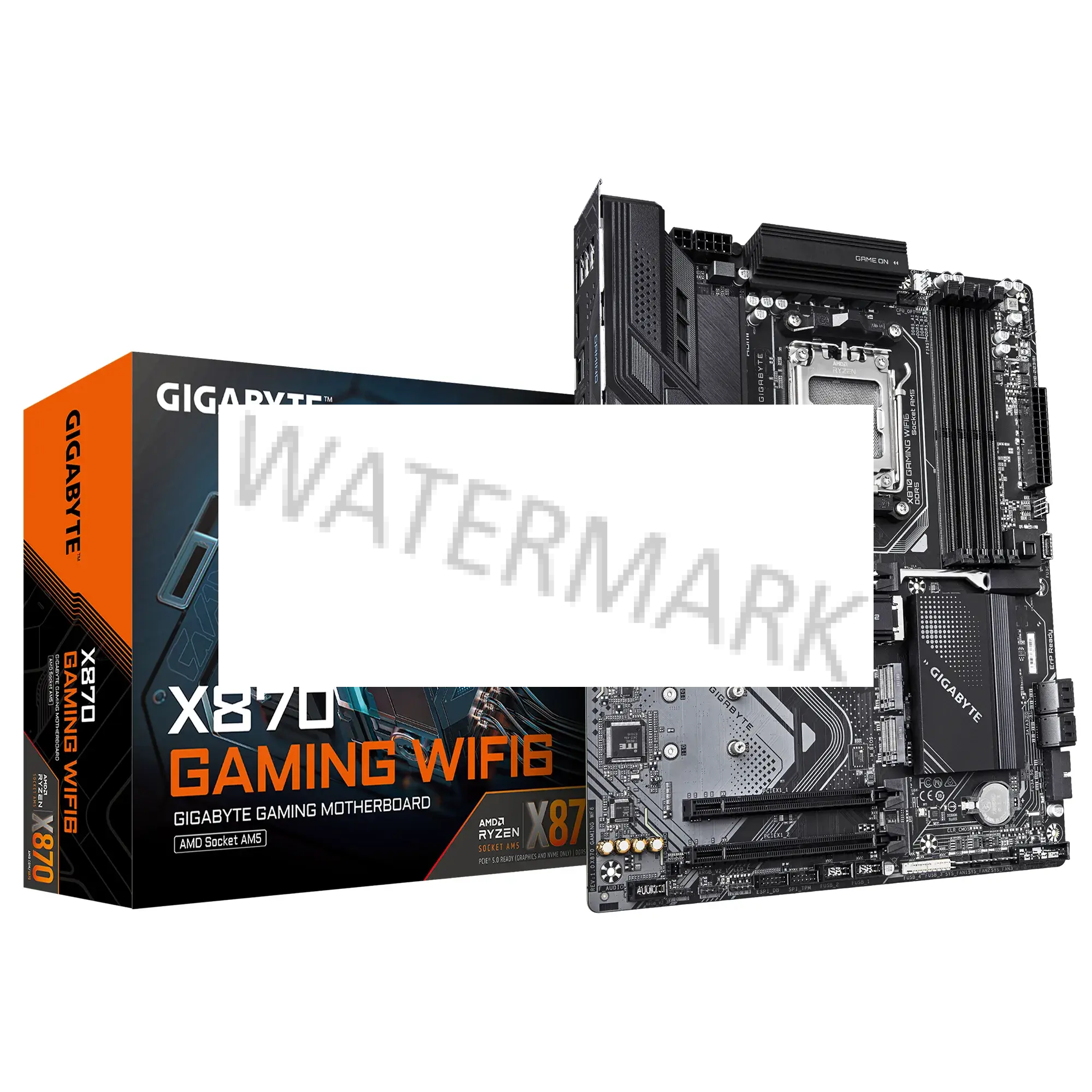 GIGABYTE X870 GAMING WIFI6 Scheda Madre - Supporta CPU AMD Ryzen 9000, 8+2+2 fasi VRM, fino a 8000MHz DDR5 (OC), 1xPCIe 5.0 + 2xPCIe 4.0, Wi-Fi 6, LAN 2.5GbE, USB 4