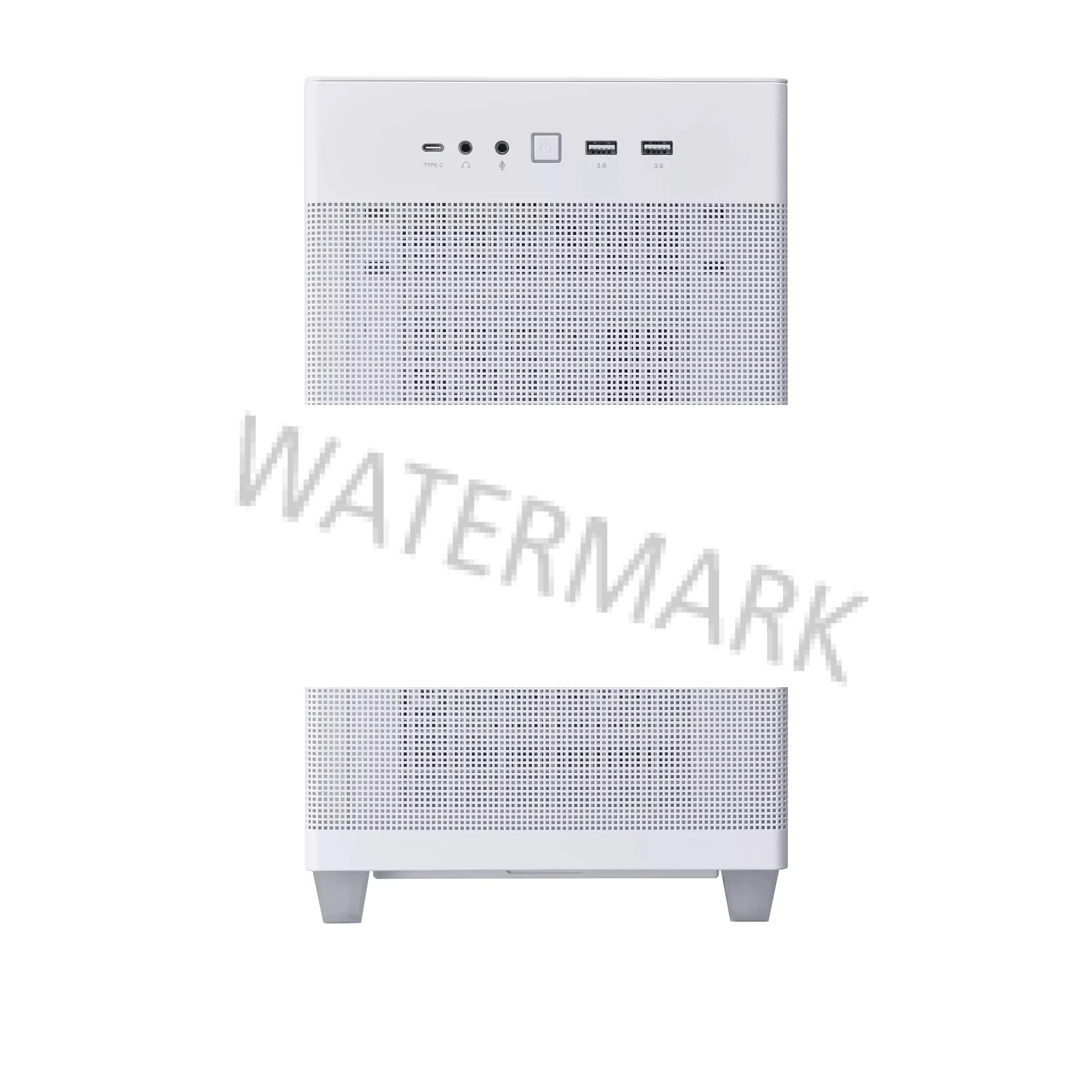 ASUS Prime AP201 MicroATX Mini Tower Bianco