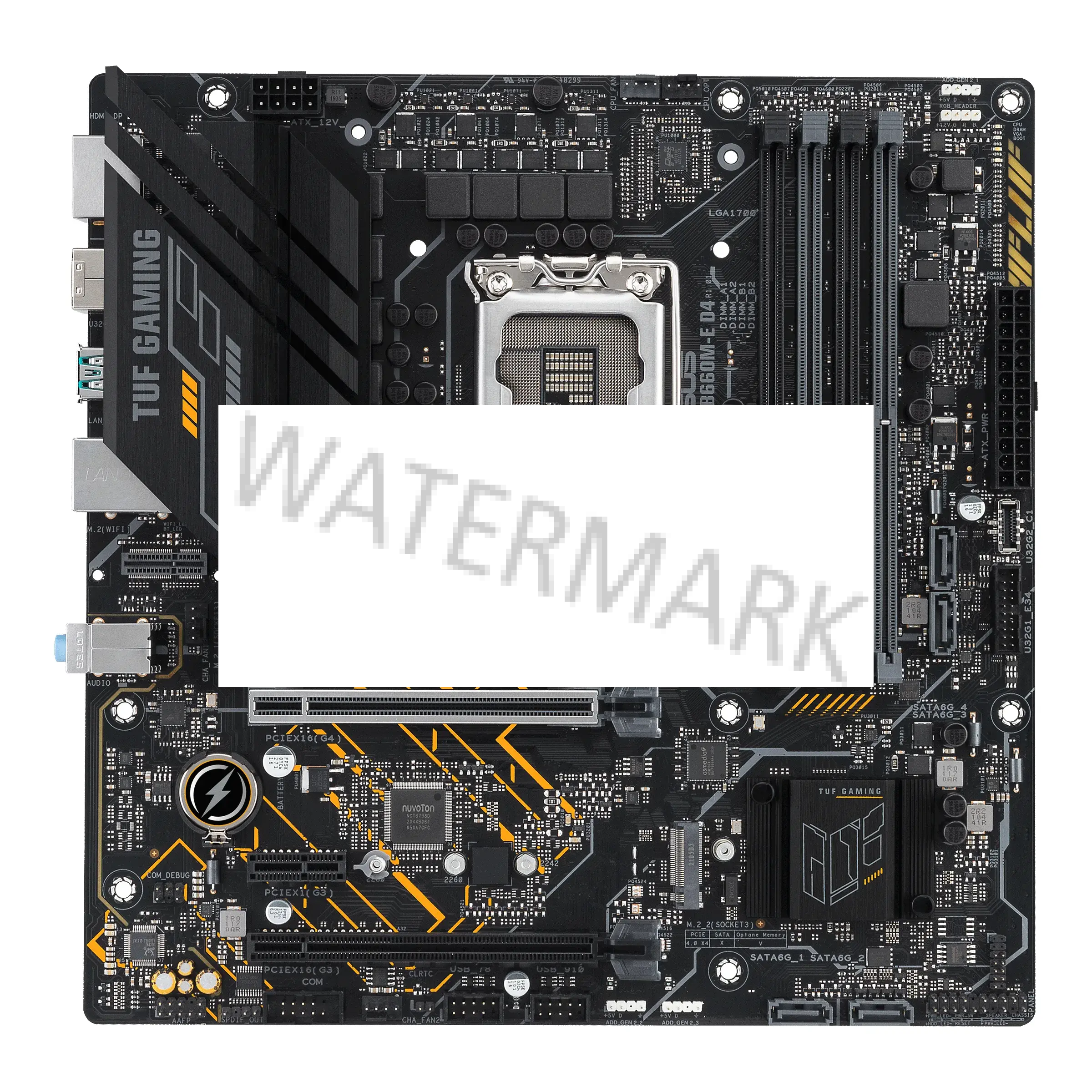 ASUS TUF GAMING B660M-E D4 Intel B660 LGA 1700 micro ATX