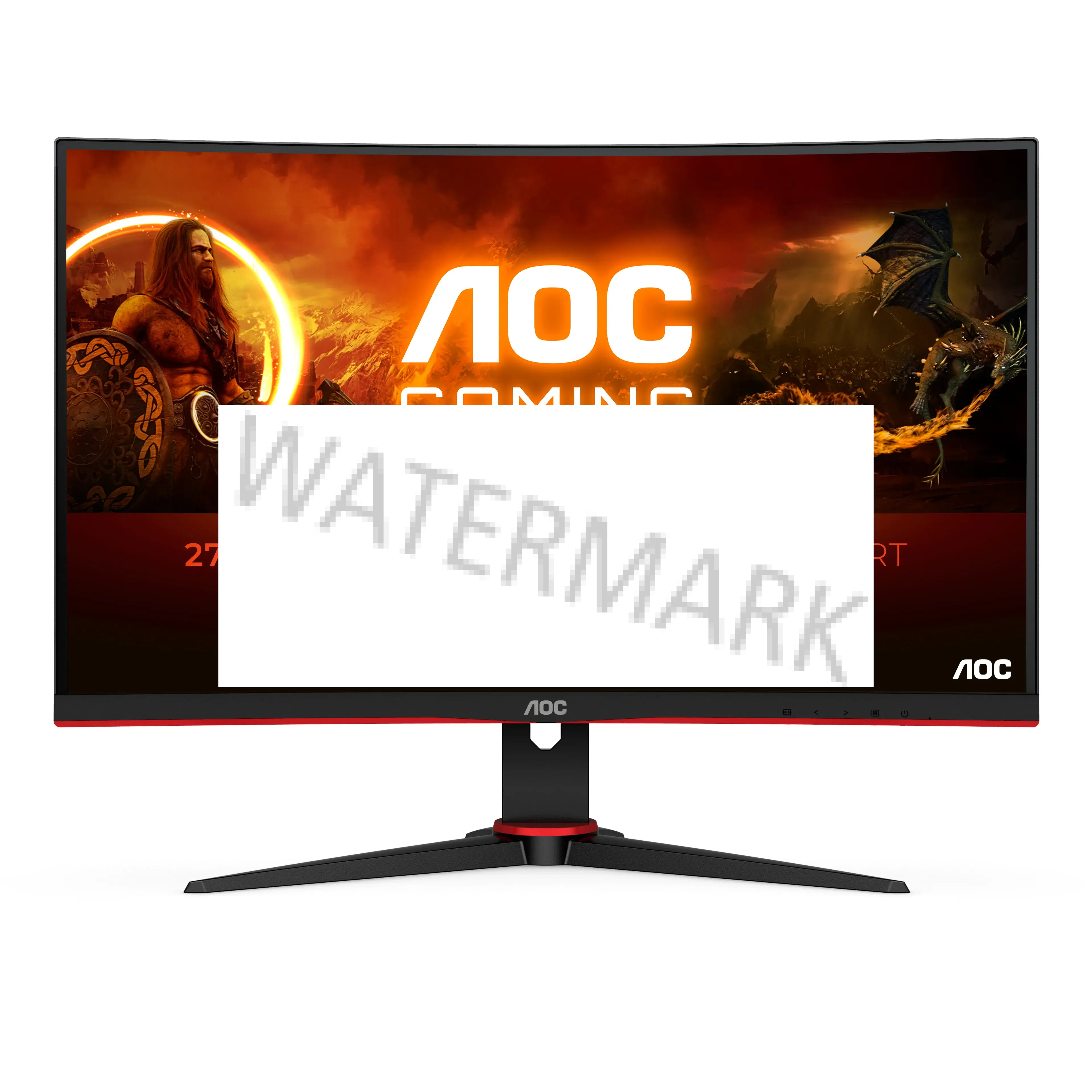 AOC G2 C27G2ZE/BK Monitor PC 68,6 cm (27") 1920 x 1080 Pixel Full HD LED Nero, Rosso