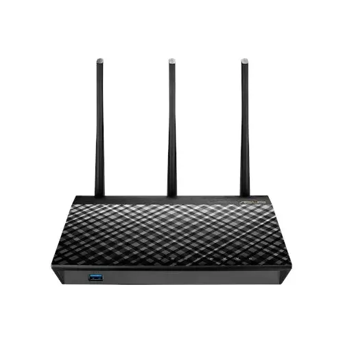 ASUS RT-AC1900U router wireless Gigabit Ethernet Dual-band (2.4 GHz/5 GHz) Nero