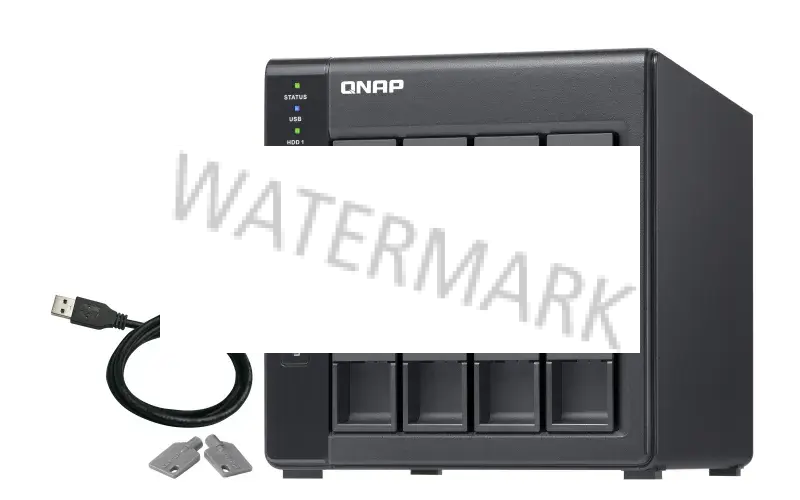 QNAP TR-004 contenitore di unità di archiviazione Box esterno HDD/SSD Nero 2.5/3.5"