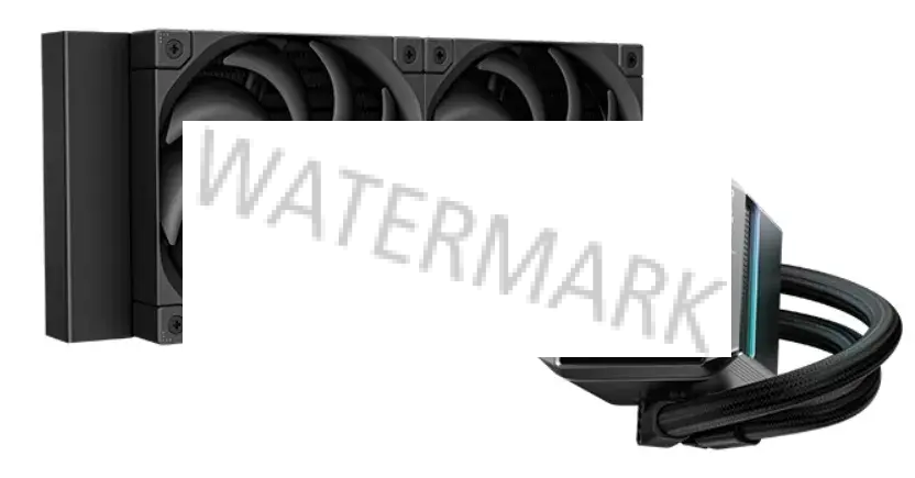 DeepCool MYSTIQUE 240 Dissipatore a Liquido 12 cm Nero 1 pz