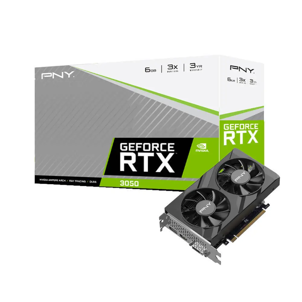 PNY GeForce RTX 3050 VERTO NVIDIA 6 GB GDDR6