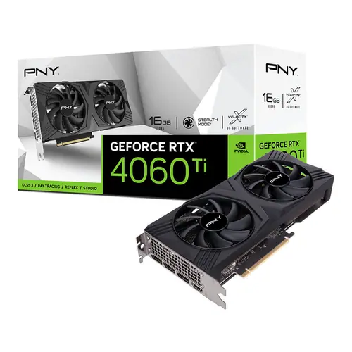 PNY GeForce RTX 4060 Ti VERTO Dual Fan NVIDIA 16 GB GDDR6