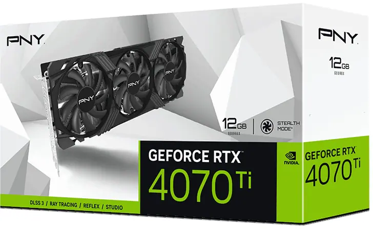 PNY VCG4070T12TFXPB1 scheda video NVIDIA GeForce RTX 4070 Ti 12 GB GDDR6X