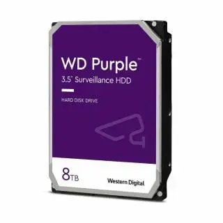 Western Digital Purple disco rigido interno 8 TB 5400 Giri/min 256 MB 3.5" Serial ATA III