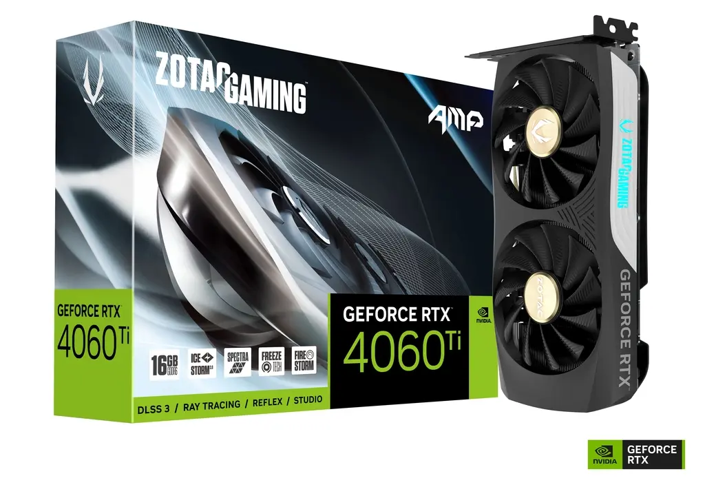 Zotac GAMING GeForce RTX 4060 Ti AMP NVIDIA 16 GB GDDR6