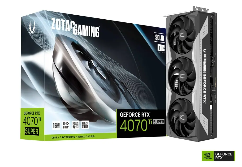 Zotac GAMING GeForce RTX 4070 Ti SUPER SOLID OC NVIDIA 16 GB GDDR6X